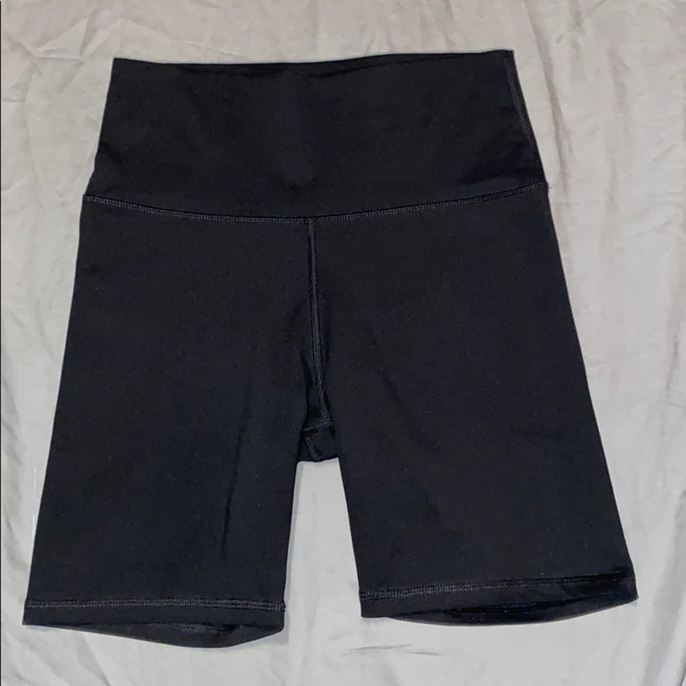 Black Spandex Biker Shorts